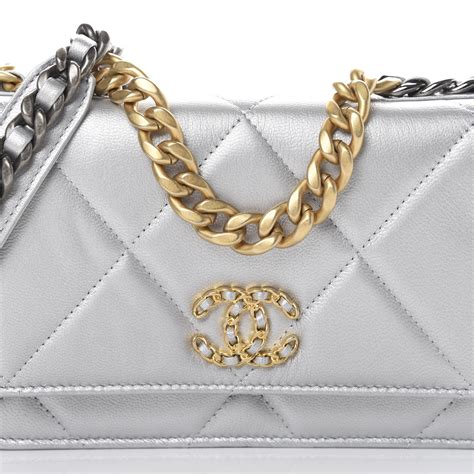 chanel woc silver hardware|Chanel wallet on chain price.